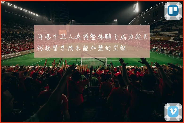 海港中卫人选调整韩鹏飞成为新目标接替李扬未能加盟的空缺